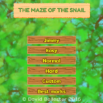 The Maze of The Snail - Menú principal